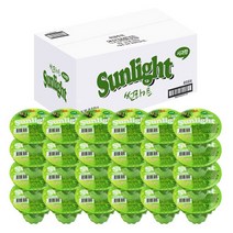 썬라이트 젤리푸딩 사과향, 180g, 24개입