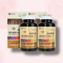 슈퍼비젼 멀티비타민 미네랄 2병(360정) 건강기능식품, 슈퍼비젼 멀티비타민 미네랄 로얄 2병 건강기능식품