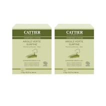 까띠에 슈퍼파인 그린 클레이 1kg Cattier Argile Verte Surfine 프랑스화장품, 2팩