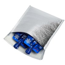 점착식 은박 봉투 20X20+5cm 2.5T 1매 낱장 보냉팩, 5개