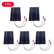 태광패널 태열 발전기 가정용 아파트 주택 미니 1-10 Pcs 방수 태 전지 패널 8W 18V 다결정 보드 야외 휴대용 충전기 200x130mm, CHINA, 5Pcs