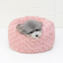 고양이 강아지 마약 쿠션 도넛방석 4계절 벨벳원단 S M L 4컬러, 다크그레이