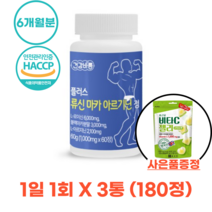 건강바름 플러스 류신 마카 아르기닌 정 1000mg 60정 종근당 비타민C 젤리 사은품증정, 건강바름 플러스 류신 마카 아르기닌 60정, 3개(6개월)