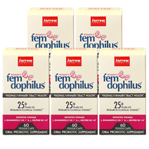 자로우 포뮬러스 6개세트 여성 펨 도피러스 50억 60캡슐 냉장보관용 Fem-Dophilus 5 BILLION 60 Capsules, 6개