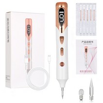 LCD 레이저 플라즈마 펜 스킨 태그 리무버 키트 주근깨 블랙 도트 파필로마 사마귀 점 여드름 문신 제, 01 Gold