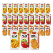 [안녕골목마켓] 드링크 망고+사과+오렌지, 델몬트3종10개씩