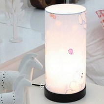 바보사랑 블루 퍼피 원형 스탠드.주노조명(무료배송), 4WLED전구(주광색-하얀빛)|3단터치