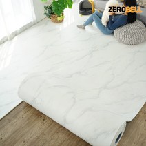 제로벨 18T PVC 층간소음방지 롤 매트 폭 70cm x 8m 유아 어린이 놀이방매트, 스노우마블