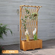 조경시설물 차폐목재휀스 방부목 단독주택 담장울타리, 100x40x220베이지