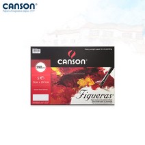 캔손 캔버스 페이퍼 유화용지 290g 21x29.7 낱장팩 A4 5매입/A4스케치북, CA851-104-A4