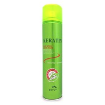 유니크앤몰 꽃남 케라틴 슈퍼하드 헤어스프레이300ml(그린) 스타일러 초강력 모발보호 세팅 헤어스프레이, 1개