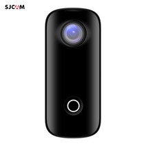 공연녹화SJM-100 Plus 미니 액션 카메라 4K/30fps 비디오 엄지 카메라 30m 방수 WiFi 연결 앱 공유 Vlog 비, 02 black