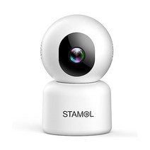 STAMOL 보안 카메라 실내 무선 홈 보안/베이비 모니터/개/노인용 2K WiFi 전화