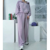 여성 크롭 트레이닝세트 캐주얼 트레이닝셋업