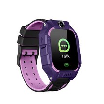 스마트워치 키즈 GPS 전화 메시지 카드 심 방수 S0S 사진 IOS 안드로이드 정품 신제품, 6.Purple-no waterproof