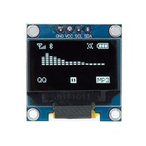 0.96 인치 IIC 직렬 4 핀 OLED 디스플레이 모듈 128x64 12864 arduino oled 용 LCD 스크린 보드 화이트 블루 옐로우, [02] New-Blue