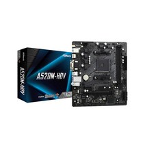 애즈락 A520M-HDV 메인보드 (AM4 DDR4 M-ATX) 에즈윈, 1개, 선택하세요