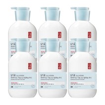 일리윤 세라마이드 아토 6.0 탑투토워시 무향, 500ml, 6개