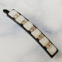 SUNNYDAY 호마이카 큐빅 똑딱핀 똑딱이핀 미니 슬림 앞머리 옆머리 고정 일자핀 성인 여성 머리핀 헤어핀 국산 핸드메이드 삔 RR1