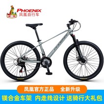 피닉스 마그네슘 합금 MTB 경주 자전거 청소년 성인용, Youlong27단유압디스크그레이블랙27.5