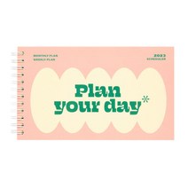 아트박스 2023 핑크패턴 가로 다이어리 (04012017), 단품