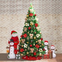 270cm 카니발 골드레드 솔잎 풀세트 트리완제트