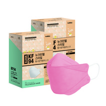 CLEANWELL 뉴크린웰 황사방역용마스크 소형 KF94, 30개입, 2개, 핑크
