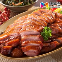 [목우촌] 허브갈릭 훈제오리 슬라이스 210g x 4팩 + 소스 2봉, 1