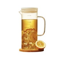 아트웨어 내츄럴 내열 유리 물병, 1.3L, 2개