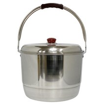선학 스텐 들통(선택)찜솥 곰솥 빨래솥 대용량 양동이, 5호