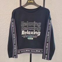 신디키즈 23년 봄 신상품!! 간절기 입기 좋은 어디에 매치해도 잘 어울리는 래터링과 소매부분의 테이핑 라인이 멋진~~ 앵커 레터 그래픽 티 CILA23101 - 7954