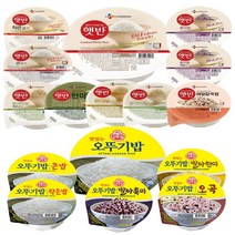 CJ 햇반 | 맛있는 오뚜기밥 | | 현미 잡곡 흑미 오곡 솥반 즉석밥 8/18/24/36개, 오뚜기 맛있는 오뚜기밥 발아흑미 210g 24개