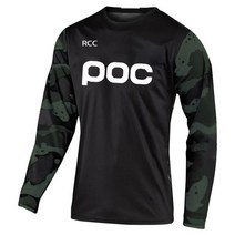 RCC POC 남성용 스포츠 셔츠 다운힐 및 산악 자전거 Mtb 오프로드 오토바이 모터크로스 스포츠웨어, [04] L, [06] Send by picture