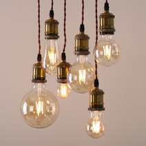 빛나라닷컴 LED에디슨전구 플리커프리 디밍전구 4W 7W 빈티지 엔틱 전구 인테리어 조명, B04-LED 디밍 에디슨 G80 4W