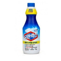 유한락스 피부저자극 표백제 흰옷 얼룩제거제 1L, 2개