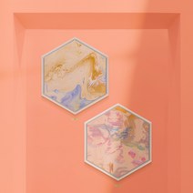 위아트 추상화 몬드리안 앙리마티스 그림 모던아트 육각 팔각 다각액자 12종, 10.디자인랩_무제_79(팔각)
