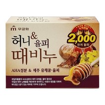 무궁화 허니 앤 율피 때비누, 8개입, 100g