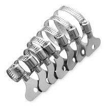 클램프레버 5pcs 스테인레스 스틸 핸들 호스 t 볼트 원형 공기 물 파이프, 25-38mm-type2, 15 25-38mm-Type2