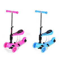 세발 씽씽카 유아 좌석 킥보드 3살 선물 나들이 아동, 블루