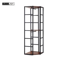 무료설치/국내생산 조립식 블랙멀바우 철제 드레스룸 옷장/장농/행거 전문가설치 타미나가구, 코너장