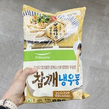 풀무원 참깨 냉우동 2인 627g x 1개 아이스박스포장