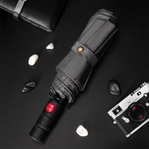 새로운 전체 자동 비즈니스 우산 세 접는 남성 여성 파라솔 우산 비 여성 방풍 럭셔리 우산 남성 17