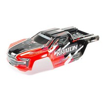 ARRMA 데칼이 있는 1/8 페인트 바디 레드: 크라톤 6S BLX ARA406156