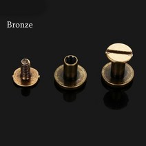 둥근머리 리벳 팝너트 가죽 공예 솔리드 네일 볼트 부기 라운드 헤드 나사 스트랩 리벳, 청동, 8mm