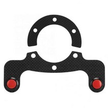 탄소 섬유 외부 경적 버튼 키트 MOMO OMP Nardi Sparco용 6 볼트 스티어링 휠 자동차 개조 액세서리