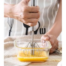 회전거품기 반자동 스텐 휘핑기 우유 생크림 1P