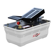 유압 풋 펌프 공압 수동 오일 펌프 쟈키 받침대 트럭, 1.6L알루미늄케이싱펌프+송유관