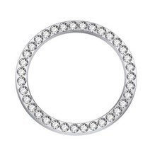 다이아몬드 자동차 엔진 시동 정지 스위치 버튼 커버 장식 액세서리 푸시 스티커 인테리어 가제트, 1.White