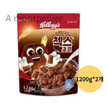 켈로그 오곡으로 만든 첵스 초코 시리얼, 2400g, 25개