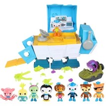 유아장난감 신생아 블럭 퍼즐 놀이 Octonauts-옥토포드 플레이 세트 8 피스 어린이용 심해 캡틴 따개비 빛과 소리 액션 피규어 장난감, [07] GUP-I with 8 dolls